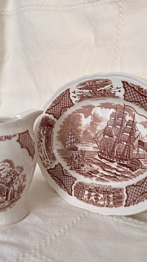Alfred Meakin Staffordshire Fair Winds Pitcher - Image 5
