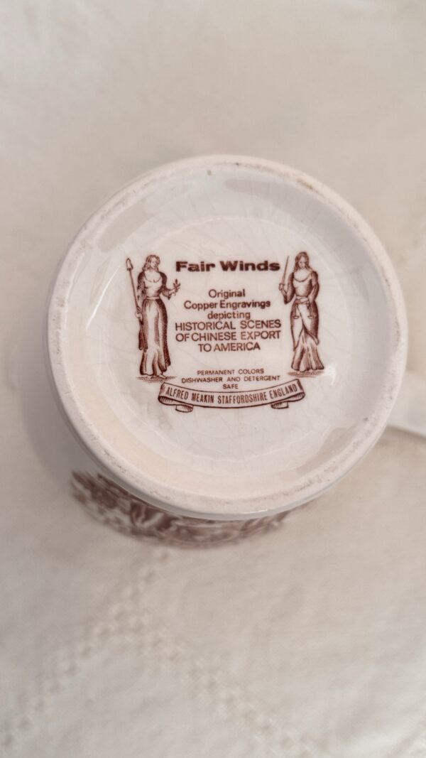 Alfred Meakin Staffordshire Fair Winds Pitcher - Image 2